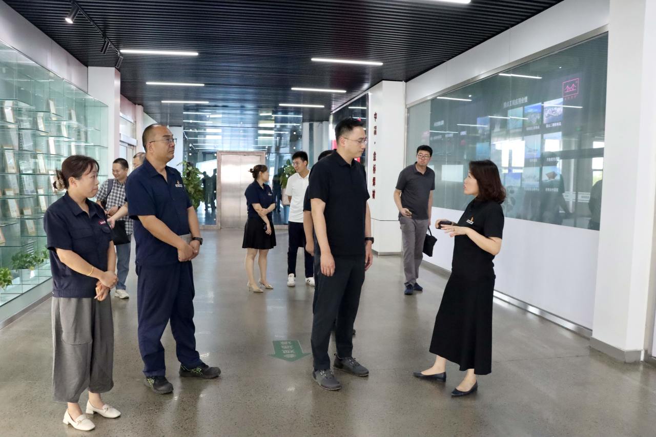 市發(fā)改委領(lǐng)導(dǎo)一行調(diào)研永昌公司國(guó)債項(xiàng)目